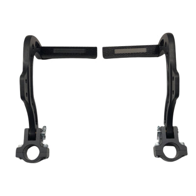 Billet Aluminum Pedal Assembly 1″ Rail NO Heel Rests – Tall Pedals