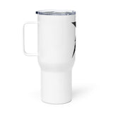 Travel mug with a handle