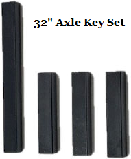Axle Key Stock Set 32"