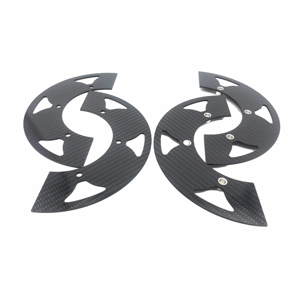 Carbon Fiber Sprocket Guard 8.5 Inch Standard 6 Bolt Toigo Racing