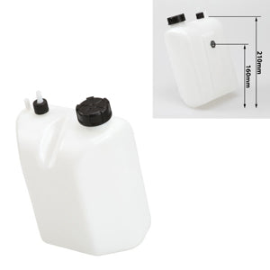 Plastic 3 Quart Upright Fuel Tank and Mounting Collar