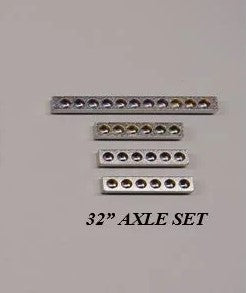 Drilled Axle Key Stock Set 32"