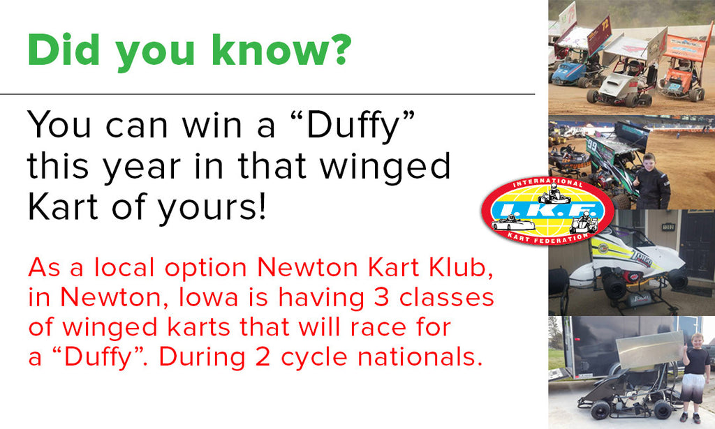 IKF approves Winged Karts for the Duffy