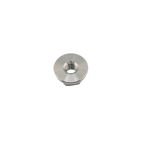 Lightweight 2.6 gram aluminum racing lug nut for 1/4-28 wheel studs
