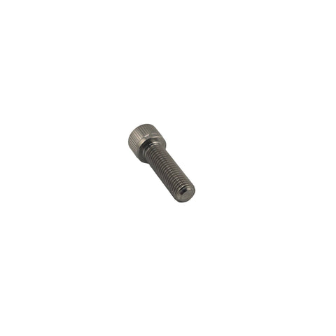 Side view of titanium 5/16-24 bolt showing 1.31 inch overall length