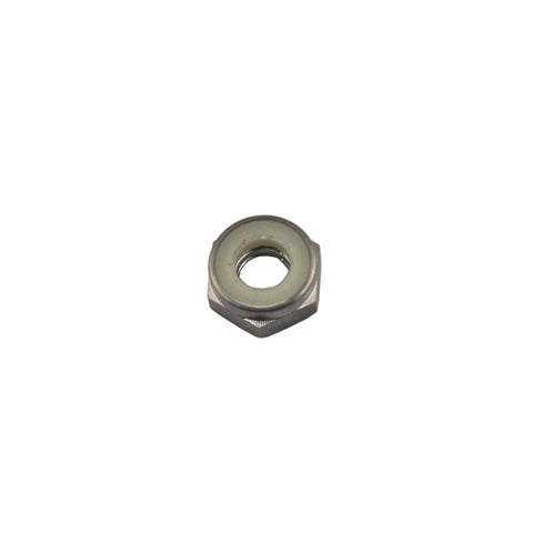 Titanium nyloc half nuts in 1/4-20 and 1/4-28 thread for kart hardware