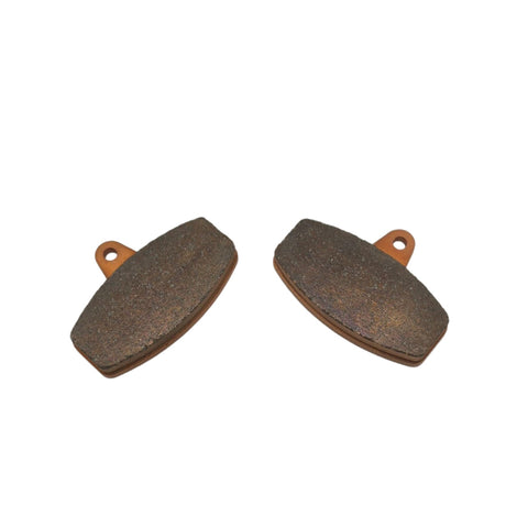 Big brake pad measured across its 2.75 inch length for MCP 1375 style calipers