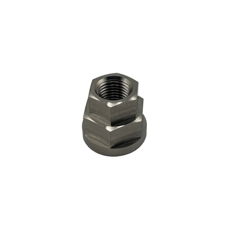 Titanium flywheel starter nut for clone and Predator 212 go kart racing engines