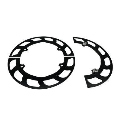 8" 4-Spoke Sprocket Gear Guard - Aluminum