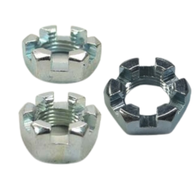 1/2-20 Slotted Nut (thk) ZC