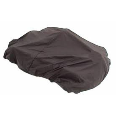Black Canvas Flat Kart Cover