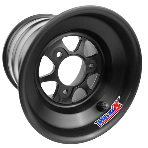 Van-K Pro Series billet quarter midget wheel, black anodized