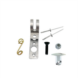 Clamp on Dzus Bracket Kit for 1" tube