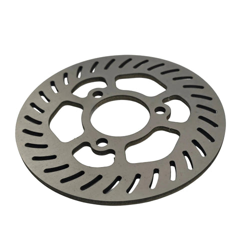 Thicker titanium go kart rotor for heavy braking, .165 to .185 inch thick