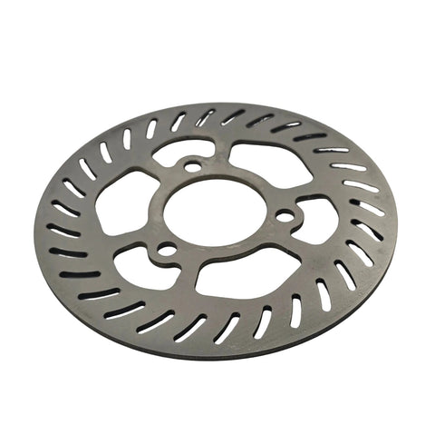 Thin .125 inch titanium go kart rotor weighing about 160 grams