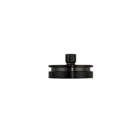 PVD coated 6Al-4V titanium outlaw kart brake piston showing the sealing face