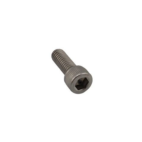 Head detail of the stainless clutch lever weight bolt