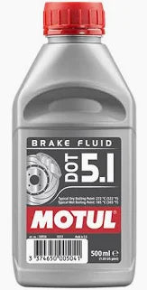Motul DOT 5.1 racing brake fluid bottle