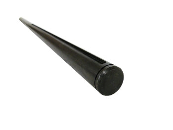 Axle 38" Aluminum Solid Black Anodized