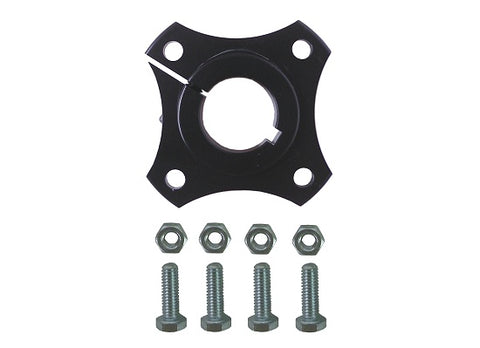Billet brake hub 1-1/4 inch lightweight black