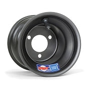 Douglas DW850x6 QMA Black Quarter Midget Wheel, 4.0+4.5 Offset