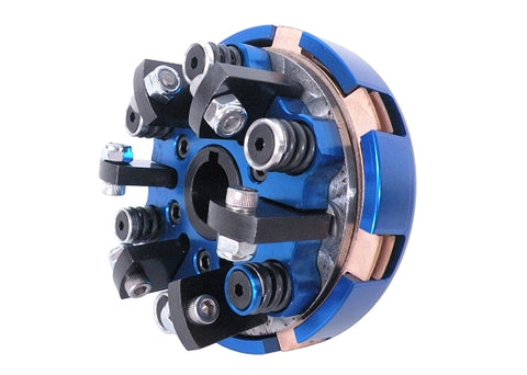 Viper unassembled two-disc clutch kit blue vented