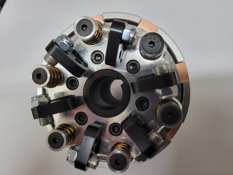 Viper 3/4 inch big-pin 2-disc clutch silver