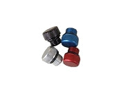 Billet master cylinder cap purple