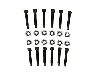 1/4" Stepped Wheel Studs & Big 1/2" Hex Nuts (12 pack) - Toigo Racing
