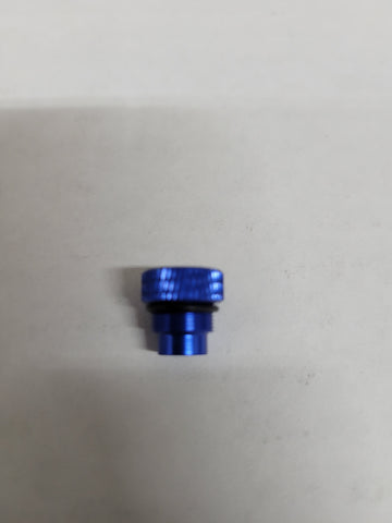 Blue Aluminum Port Plug