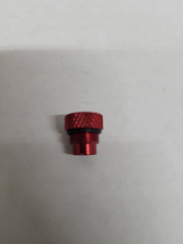 Red Aluminum Port Plug