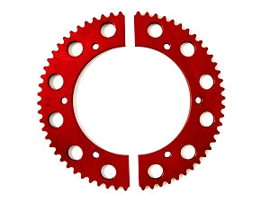 RLV Red #35 Two-Piece Split Sprocket - kart sprocket