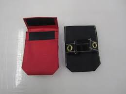 Transponder Pouch Black Velcro