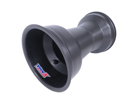 Van-K P-ZERO 6"x6" Black Kart Wheel, 2.5" Backspace