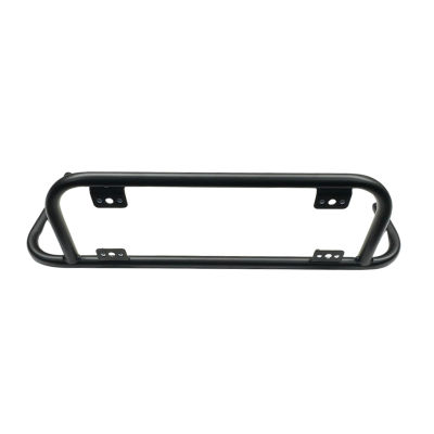 Left Side Tall Nerf Bar w/ 4 Dzus Tabs & Springs installed. Flat Black.