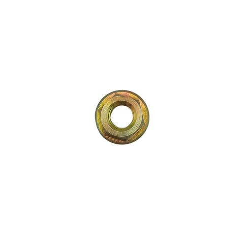 Zinc coated steel 5/16-24 flanged lug nut for go kart, quarter midget and junior sprint wheels