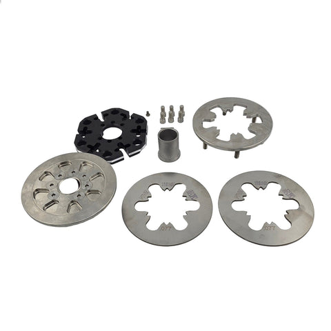 Titanium pressure plate for the three disk outlaw kart clutch build