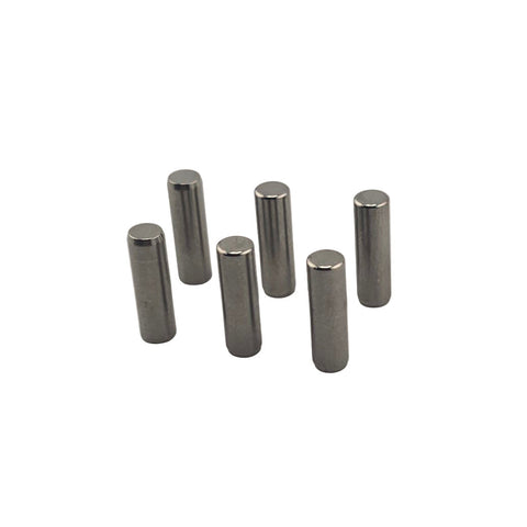 Close up of a titanium lever pin showing pivot surface for outlaw kart clutch levers