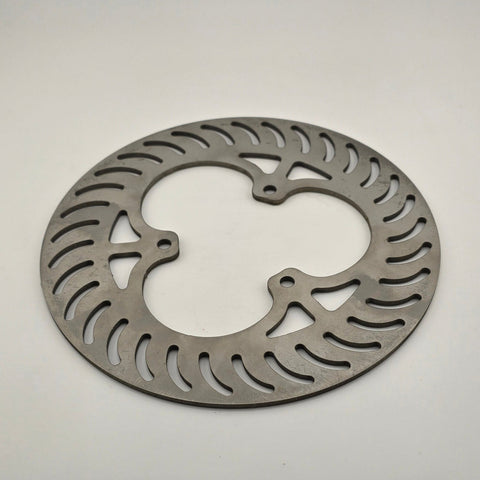600 left front rotor face and bolt pattern shown at 7 1/16 inch diameter
