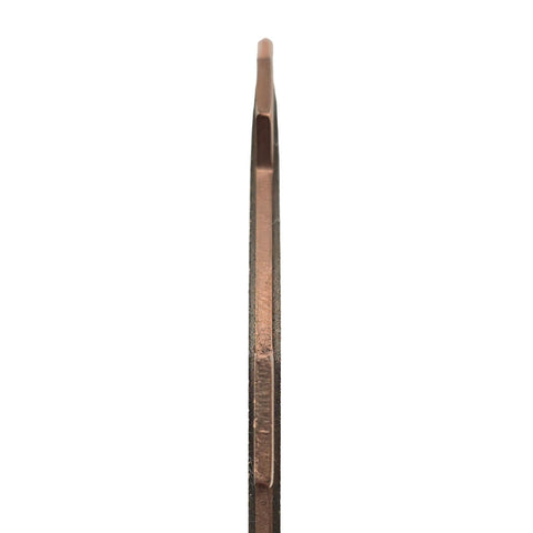 Edge view showing the .1260 inch thickness of the kart clutch friction disk