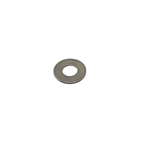 Stainless end play washer measured showing .75 inch outside diameter