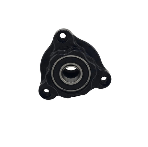 Two 5/8 inch small bearings fitted in the non-stepped kart front hub