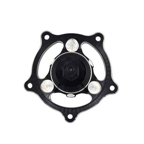 Junior sprint front hub for junior sprint karts, complete assembled hub