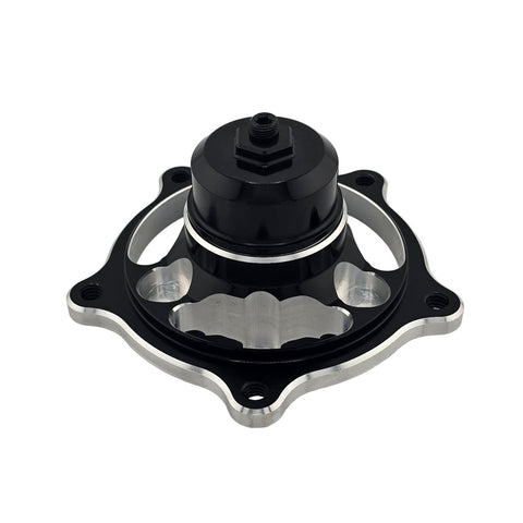 Junior sprint front hub shown from the wheel mounting face with 3/8-16 studs