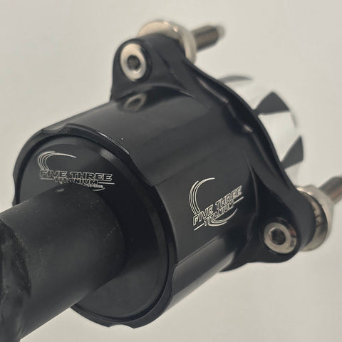 Smallest stepped dust cover sized for 5/8 inch left front and outer bearings