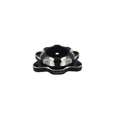Revolver mini gear hub showing the four 1/4-28 mounting holes and gear bolt pattern