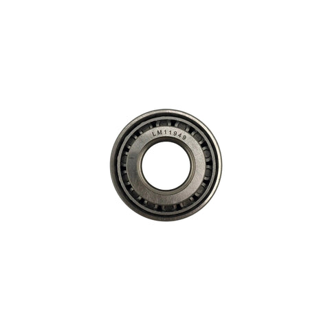 Superfinished tapered roller bearing and race set for go kart front hubs