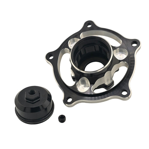 Tapered inner and outer bearings used in the sealed junior sprint front hub