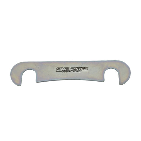 Thin steel brake caliper shim for MCP Mini Lite kart brake calipers