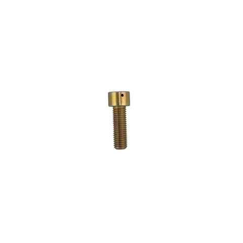 Zinc-plated steel 1/4-28 socket head lock collar and brake hub bolt for karts
